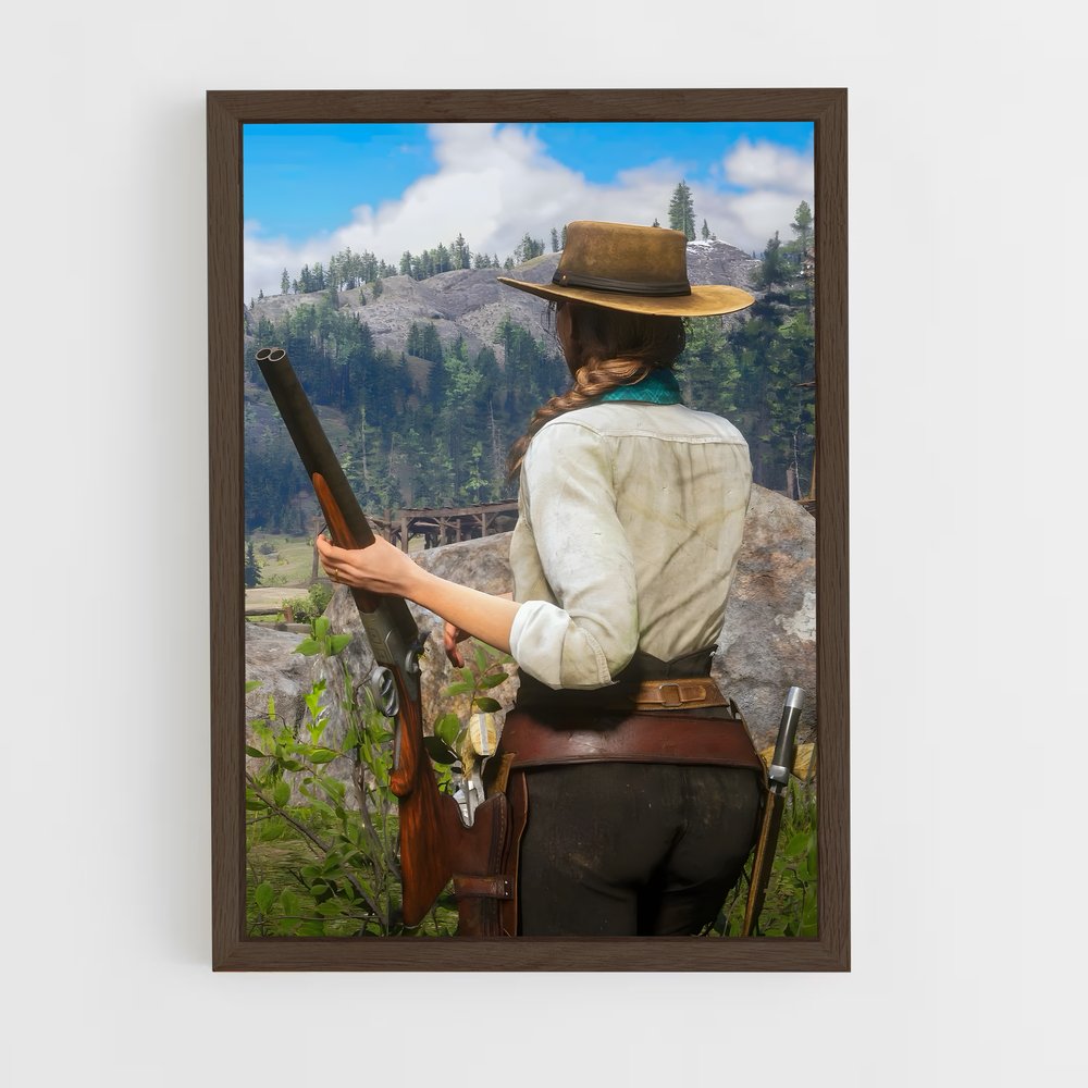 Poster La Frontière Sanguinaire – affiche Red Dead Redemption (vue 5)